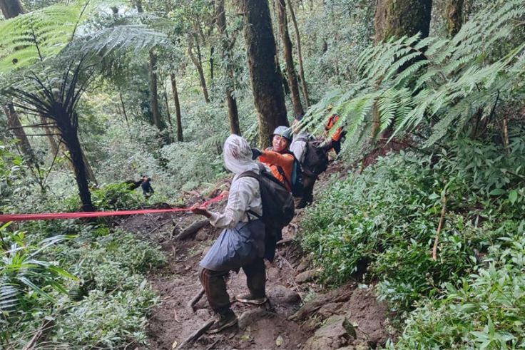 TABANAN, BNEWS.ID – Five young hikers were evacuated by a joint SAR team after suffering from exhaustion while descending Mount Batukaru in Tabanan early Sunda…