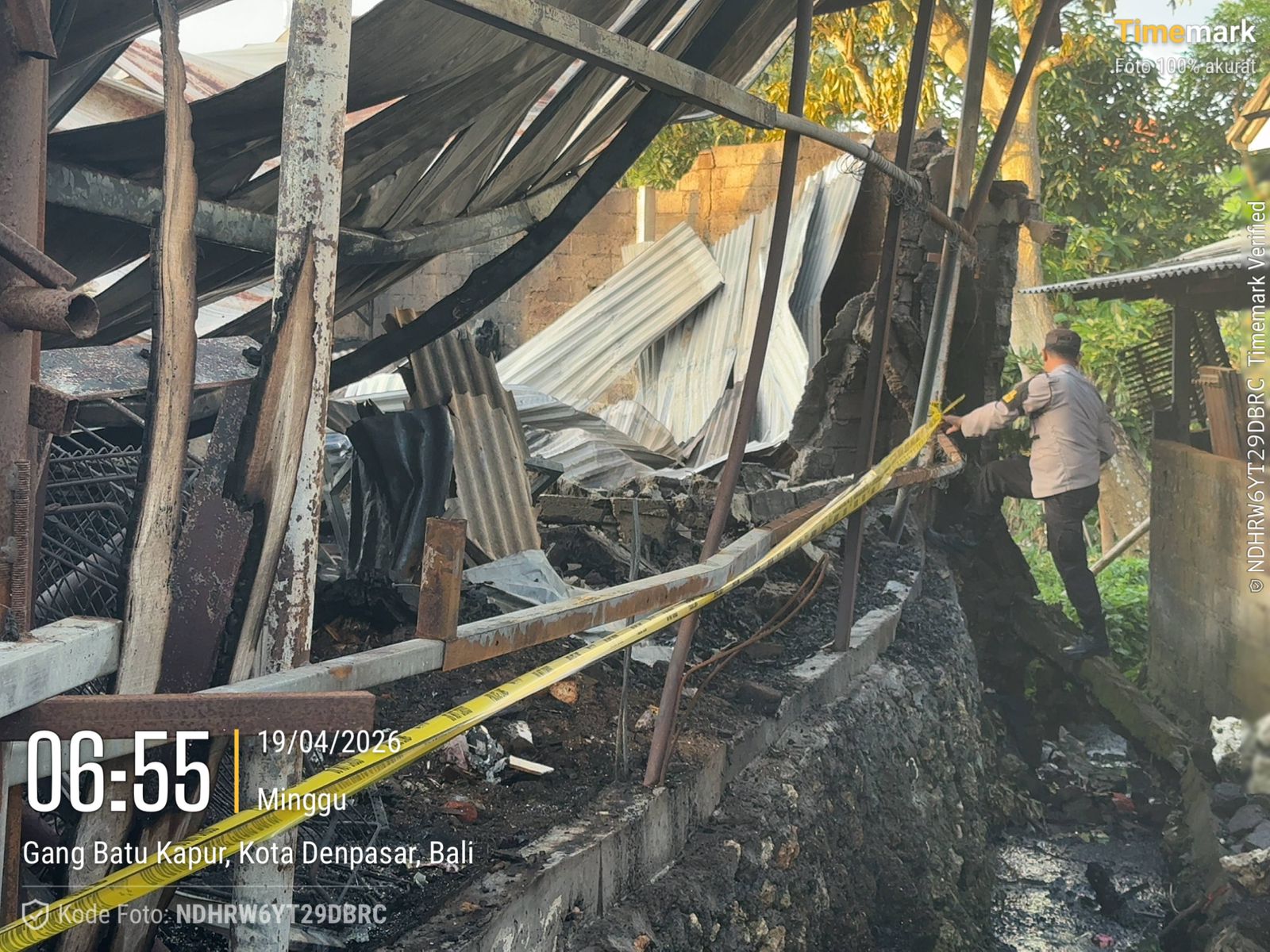 BALINEWSID.COM, DENPASAR — A fire, believed to have been triggered by leftover debris burning, gutted a makeshift shack and damaged several Hindu shrines on a …