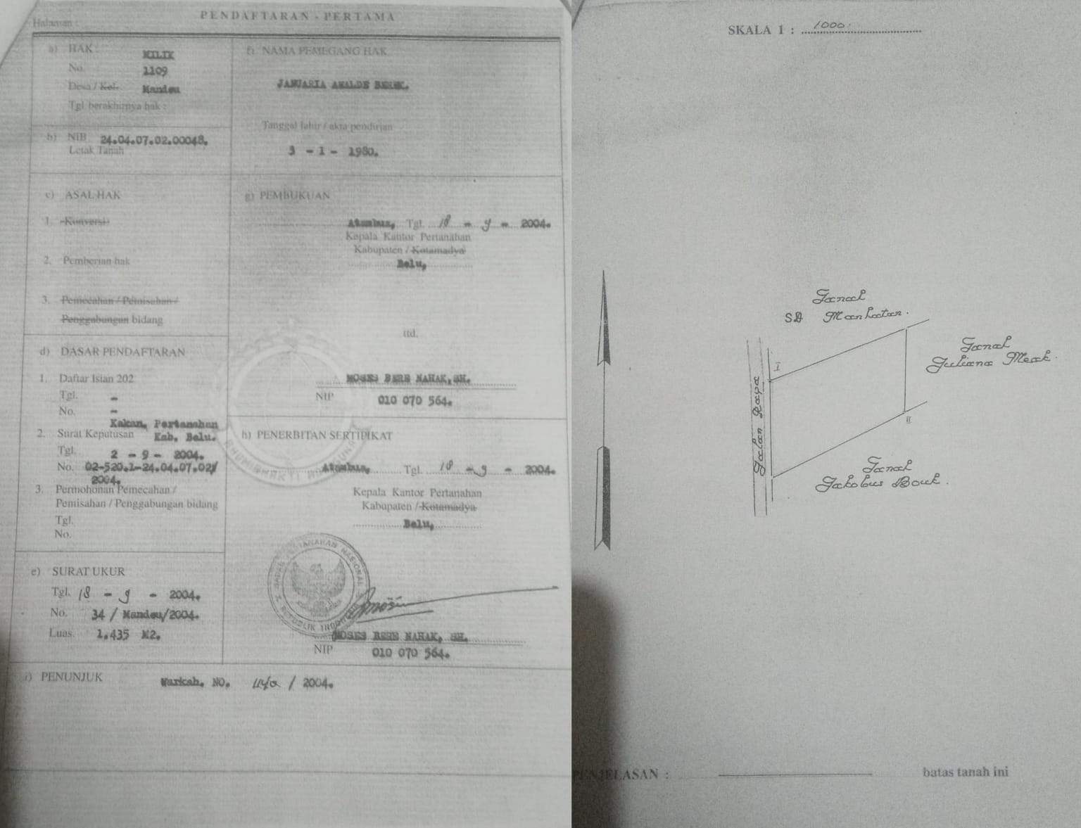 BALINEWSID.COM, BELU, EAST NUSA TENGGARA – A land ownership dispute involving Belu Deputy Regional House of Representatives (DPRD) Speaker Januaria Awalde Bere…
