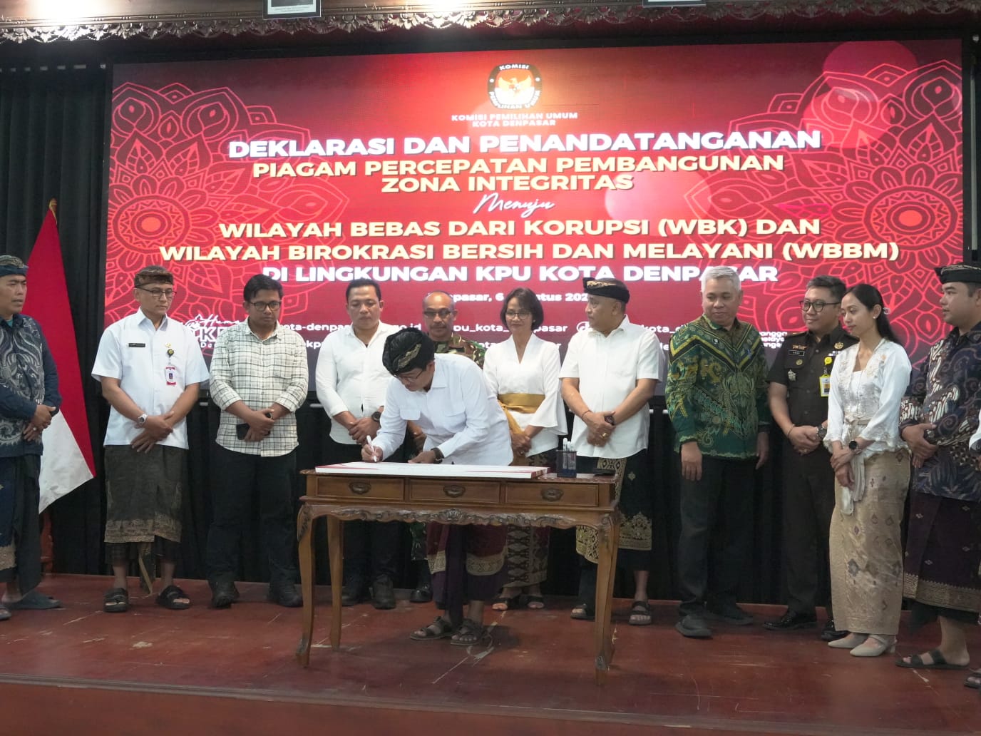 Denpasar Election Commission Declares Integrity Zone, Targets Corruption-Free Bureaucracy