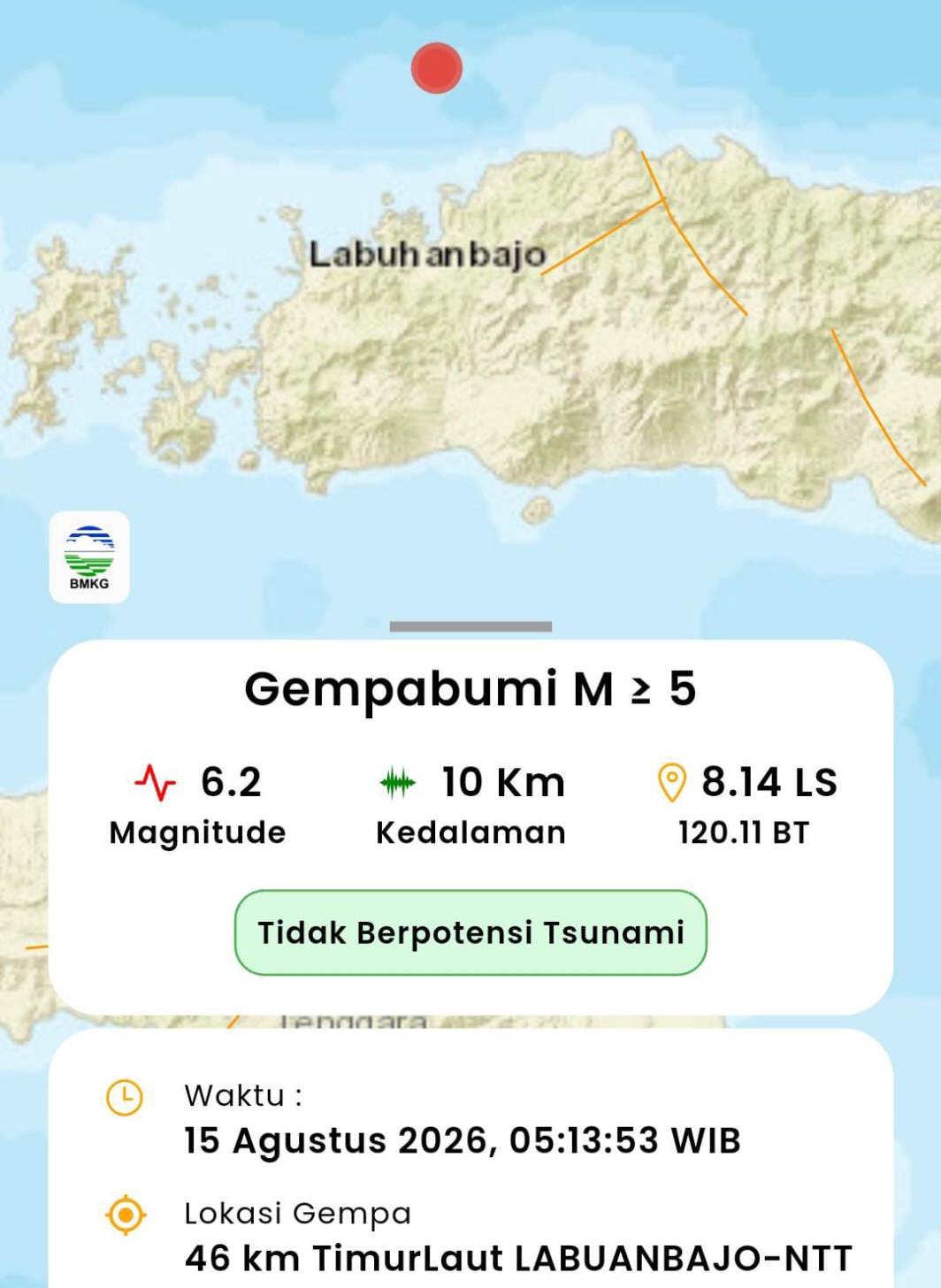 BALINEWSID.COM, DENPASAR — A magnitude 7.7 earthquake struck East Nusa Tenggara (NTT) early Saturday morning, August 15, 2026, with tremors reportedly felt in …