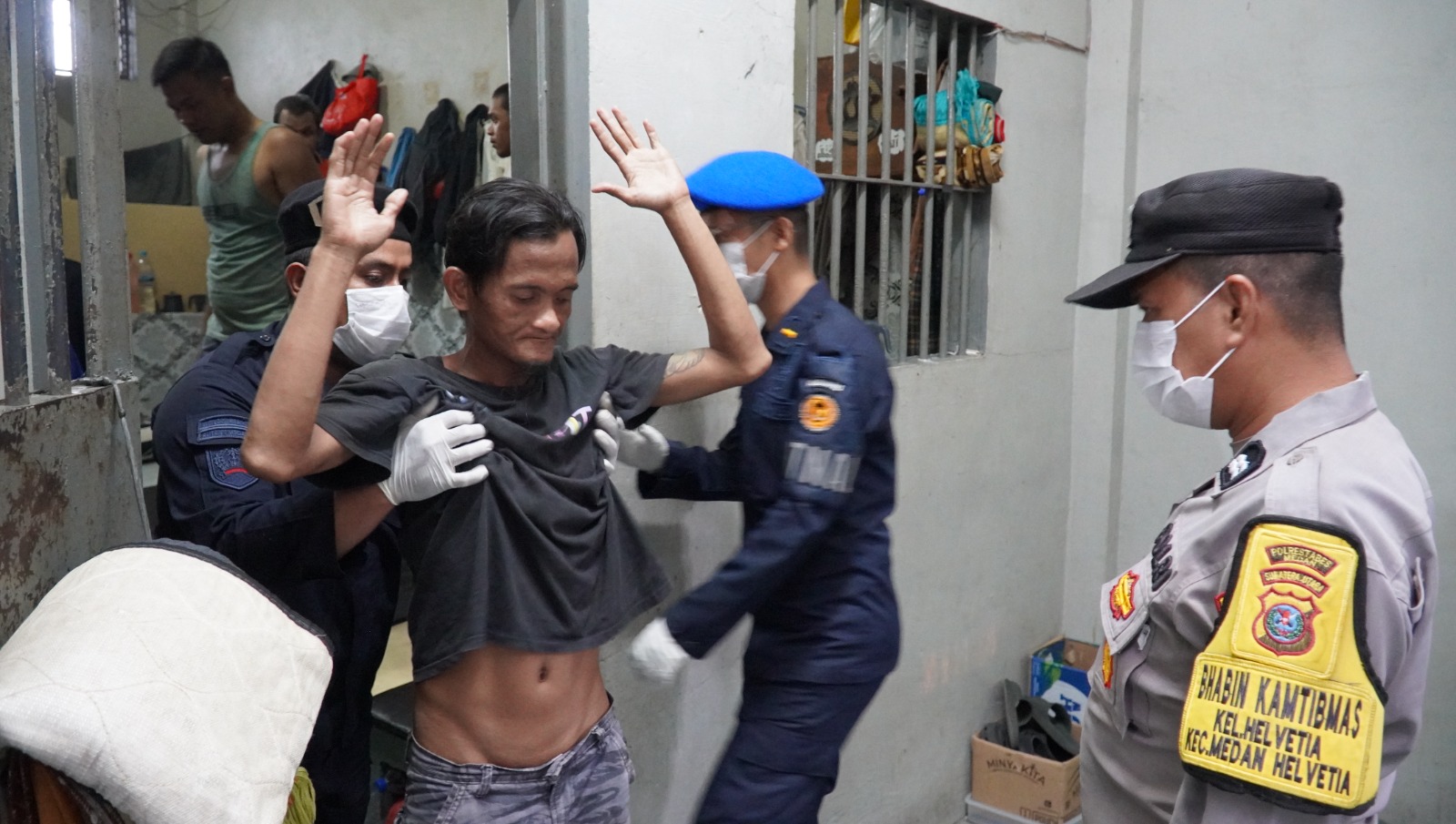 Large-Scale Raid at Medan Detention Center Finds Four Mobile Phones