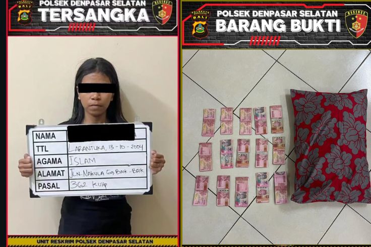 DENPASAR, BALINEWS.ID – Seorang perempuan muda berinisial RH (20) asal Larantuka, Flores Timur, Nusa Tenggara Timur, harus berurusan dengan polisi setelah neka…