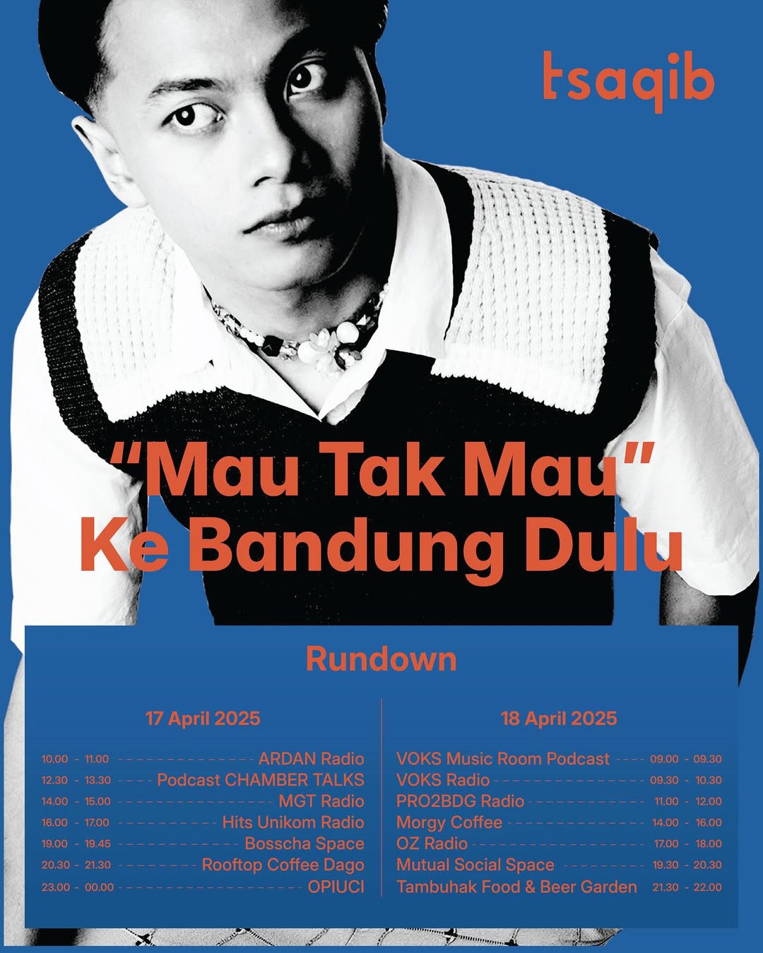 HIBURAN, Balinews.id - Lagu Mau Tak Mau yang dibawakan oleh Tsaqib resmi diluncurkan pada 16 April 2025 oleh label Trinity Optima Production. Lagu ini mencerit…