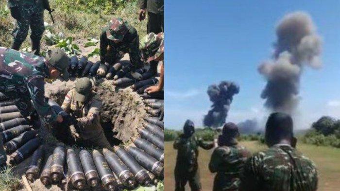 VIRAL, Balinews.id – Brigjen Wahyu Yudhayana, Kepala Dinas Penerangan TNI Angkatan Darat, menjelaskan secara rinci kronologi ledakan bom kedaluwarsa yang terja…