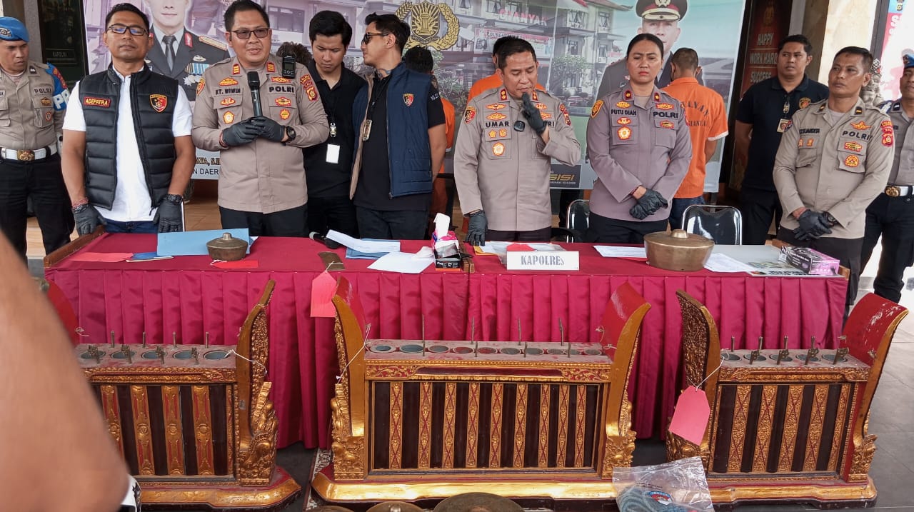 GIANYAR, BALINEWS.ID - Kepolisian Resor (Polres) Gianyar melalui Satuan Reserse Kriminal (Satreskrim) berhasil mengungkap empat kasus pencurian yang terjadi da…