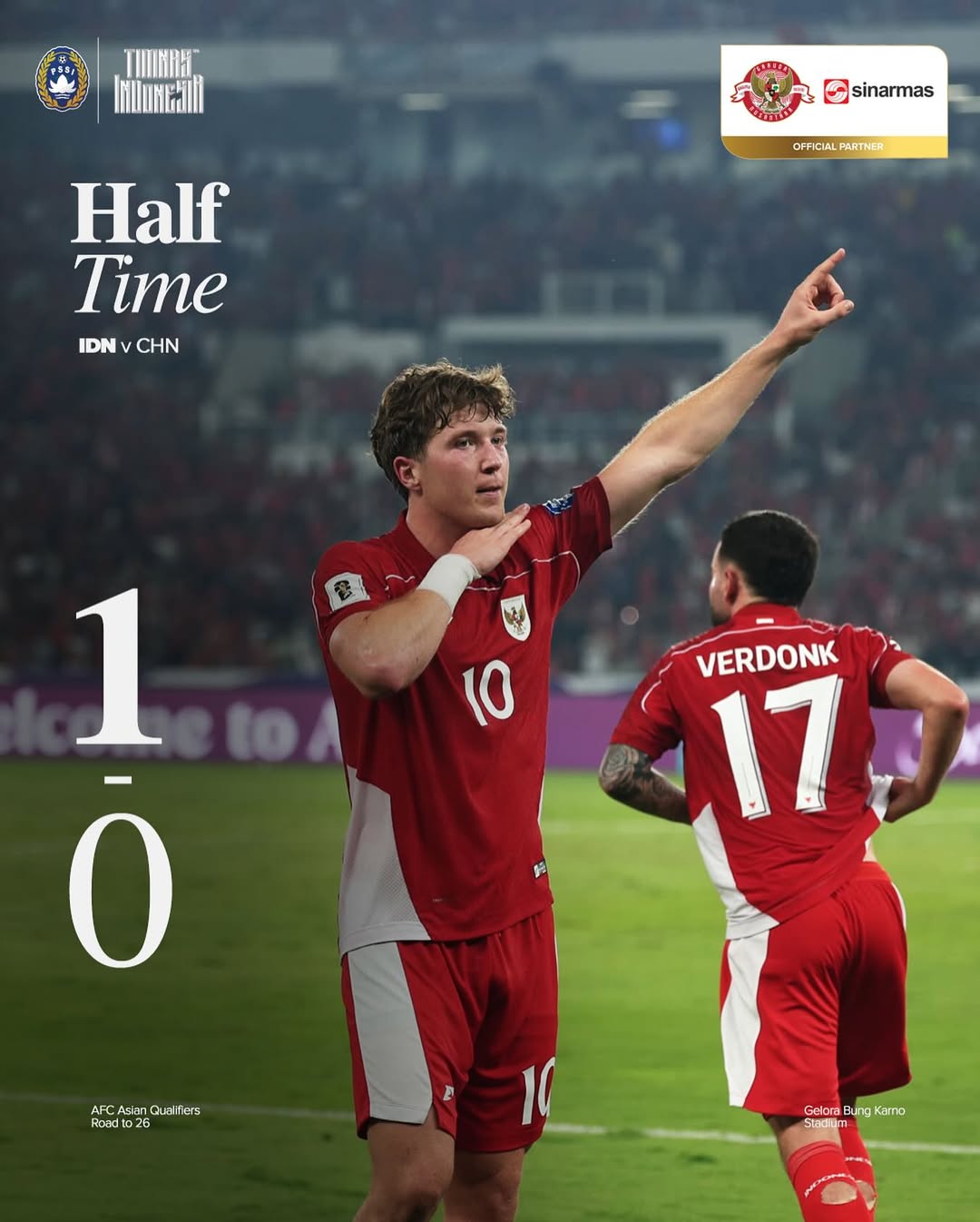 OLAHRAGA, Balinews.id - Timnas Indonesia meraih kemenangan atas China dengan skor tipis 1-0 dalam lanjutan Grup C Kualifikasi Piala Dunia 2026 zona Asia, Kamis…
