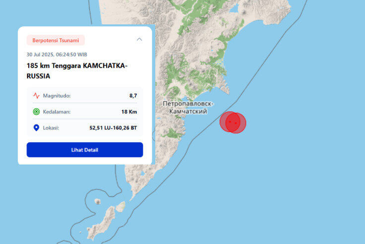 NASIONAL, BALINEWS.ID - Gempa berkekuatan 8,7 Magnitudo mengguncang Rusia Rabu (30/7/25) pagi waktu setempat. Gempa yang terjadi di pesisir Timur Kamchatka itu…