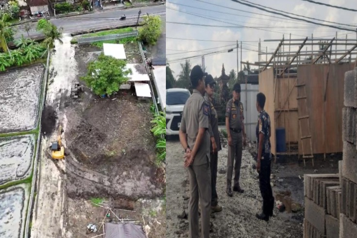 TABANAN, BALINEWS.ID - Satuan Polisi Pamong Praja (Satpol PP) Kabupaten Tabanan menghentikan sementara aktivitas pembangunan sebuah villa di Banjar Batu Gaing,…