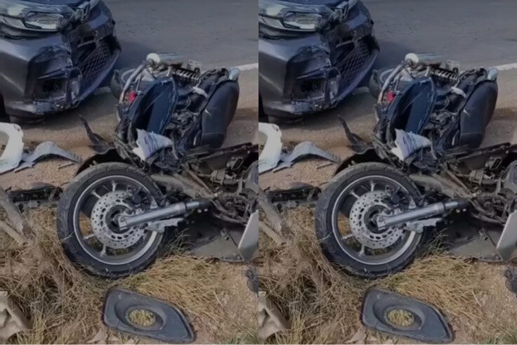 BADUNG, BALINEWS.ID - Dimitri Skripkin, warga negara (WN) asal Rusia yang membawa mobil honda Brio hitam perplat DK 1923 HP dilaporkan menabrak sepeda motor ya…