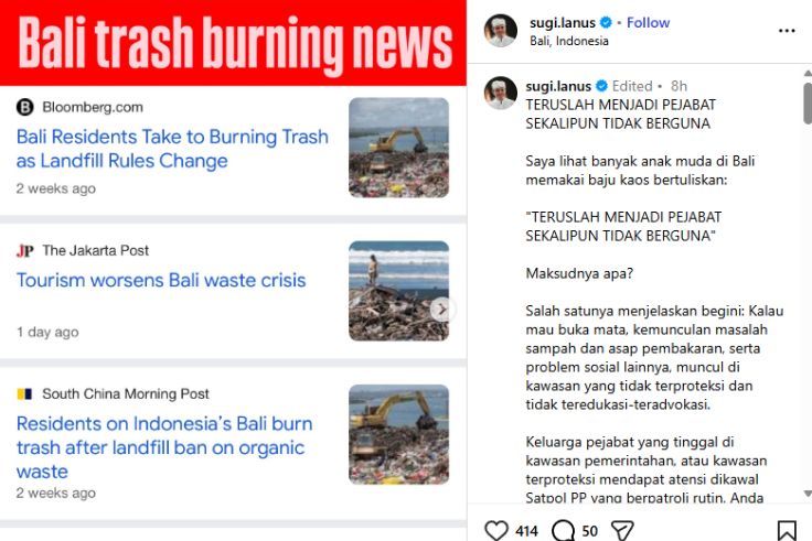 "TERUSLAH MENJADI PEJABAT SEKALIPUN TIDAK BERGUNA"
