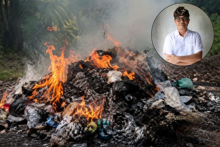 BAKAR SAMPAH BERTENTANGAN DENGAN PRINSIP HINDU BALI