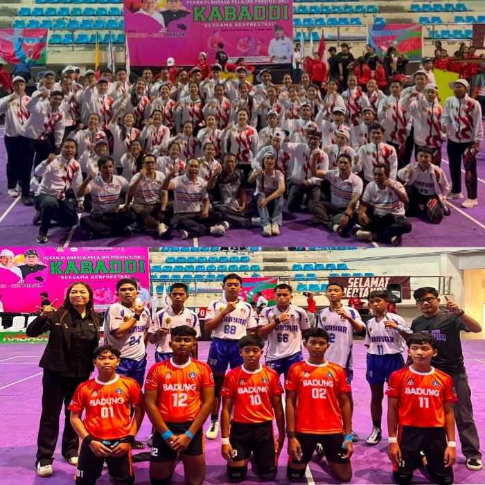 GIANYAR, BALINEWS.ID – Cabang olahraga Kabaddi Kabupaten Gianyar mencatatkan prestasi membanggakan pada ajang Pekan Olahraga Pelajar (Porjar) Bali 2026. Tim Ka…