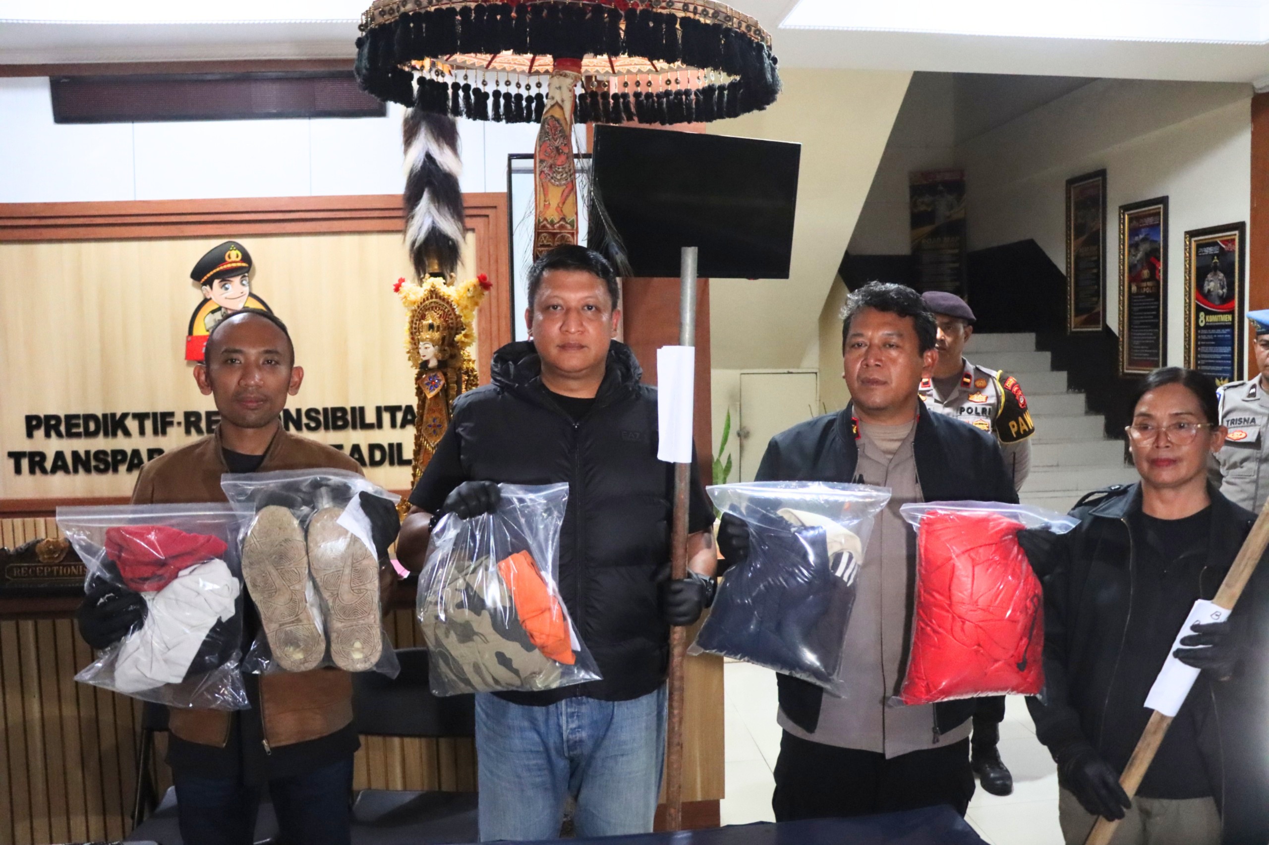 Polres Tabanan Amankan Lima Tersangka Kasus Pengeroyokan yang Tewaskan Terduga Pencuri Ayam