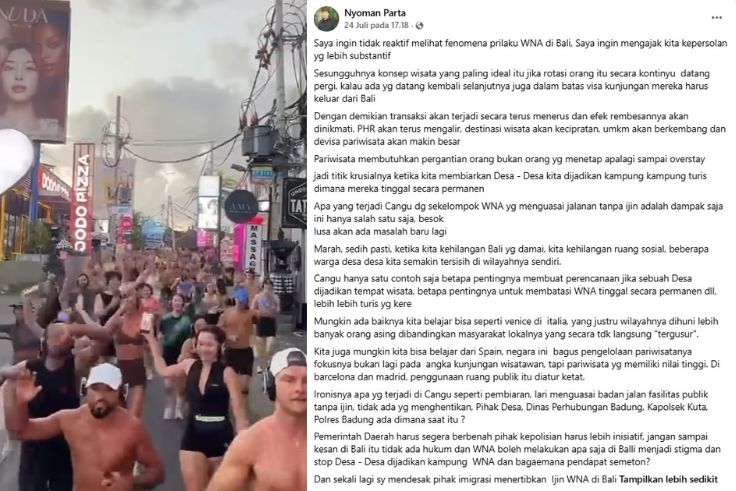 Wisata Akan Ideal di Bali jika Rotasi Orang itu secara Kontinyu Datang Pergi