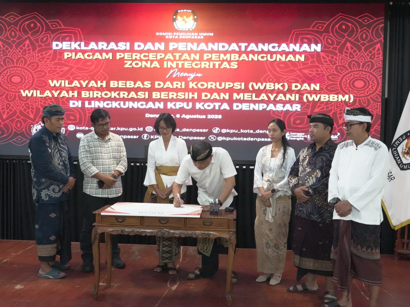 BALINEWS.ID, DENPASAR — Komisi Pemilihan Umum (KPU) Kota Denpasar menegaskan komitmennya memperkuat tata kelola kelembagaan yang bersih, transparan, akuntabel,…
