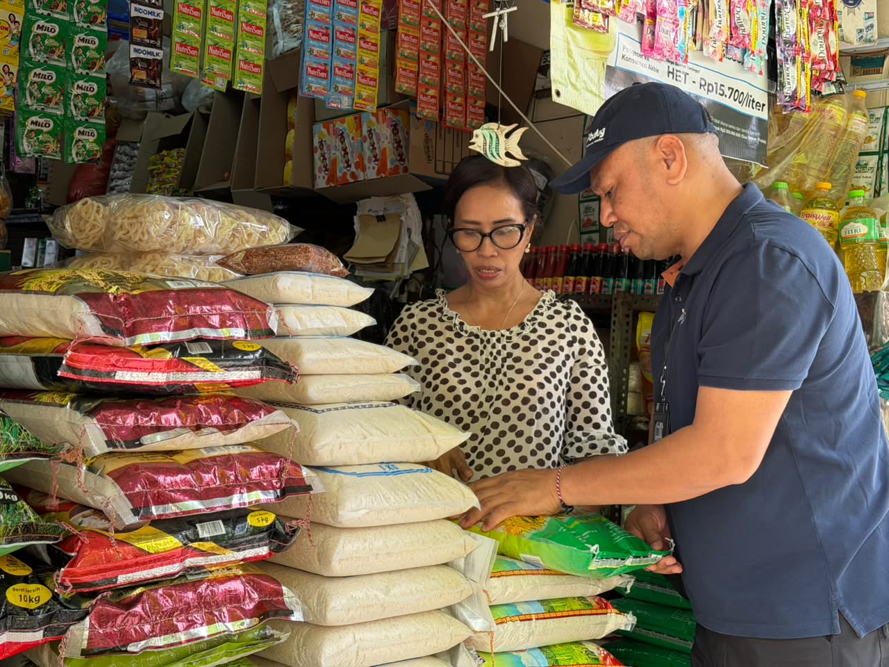 BULOG Bali Pastikan Stok Beras Aman, Harga Terkendali