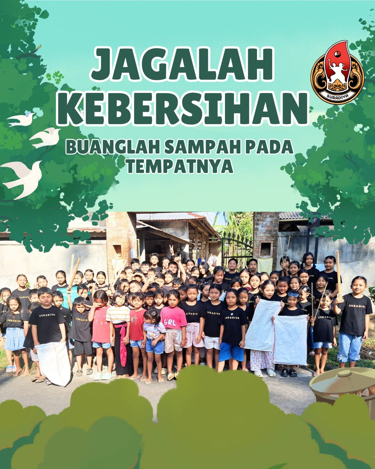 GIANYAR, BALINEWS.ID – Berbeda dari perayaan ulang tahun pada umumnya, Komunitas Sanggar Seni Suradiva memilih memperingati hari jadinya yang ke-8 dengan menga…