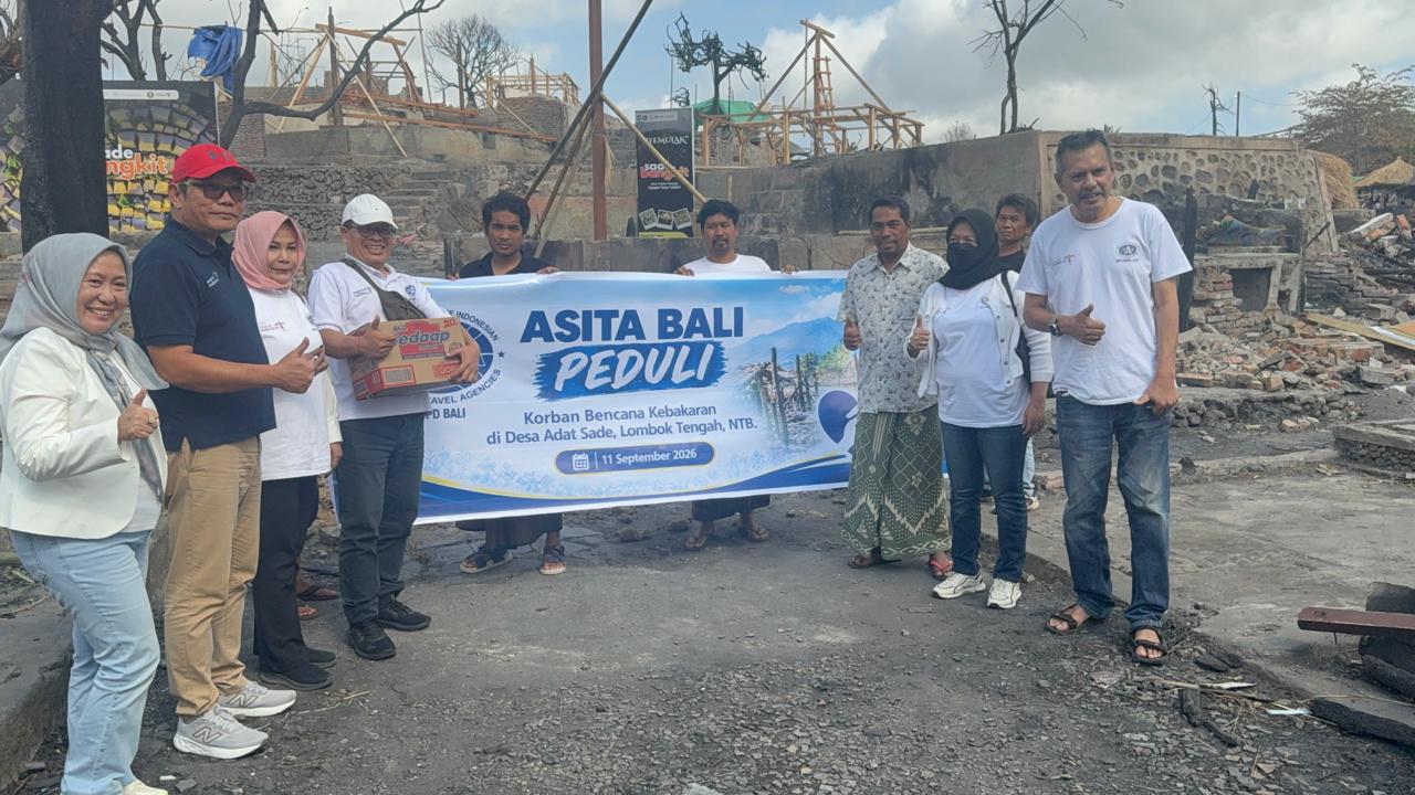 LOMBOK, BALINEWS.ID Kepedulian terhadap masyarakat terdampak musibah kembali ditunjukkan insan pariwisata Bali. DPD ASITA Bali melalui program kemanusiaan “ASI…