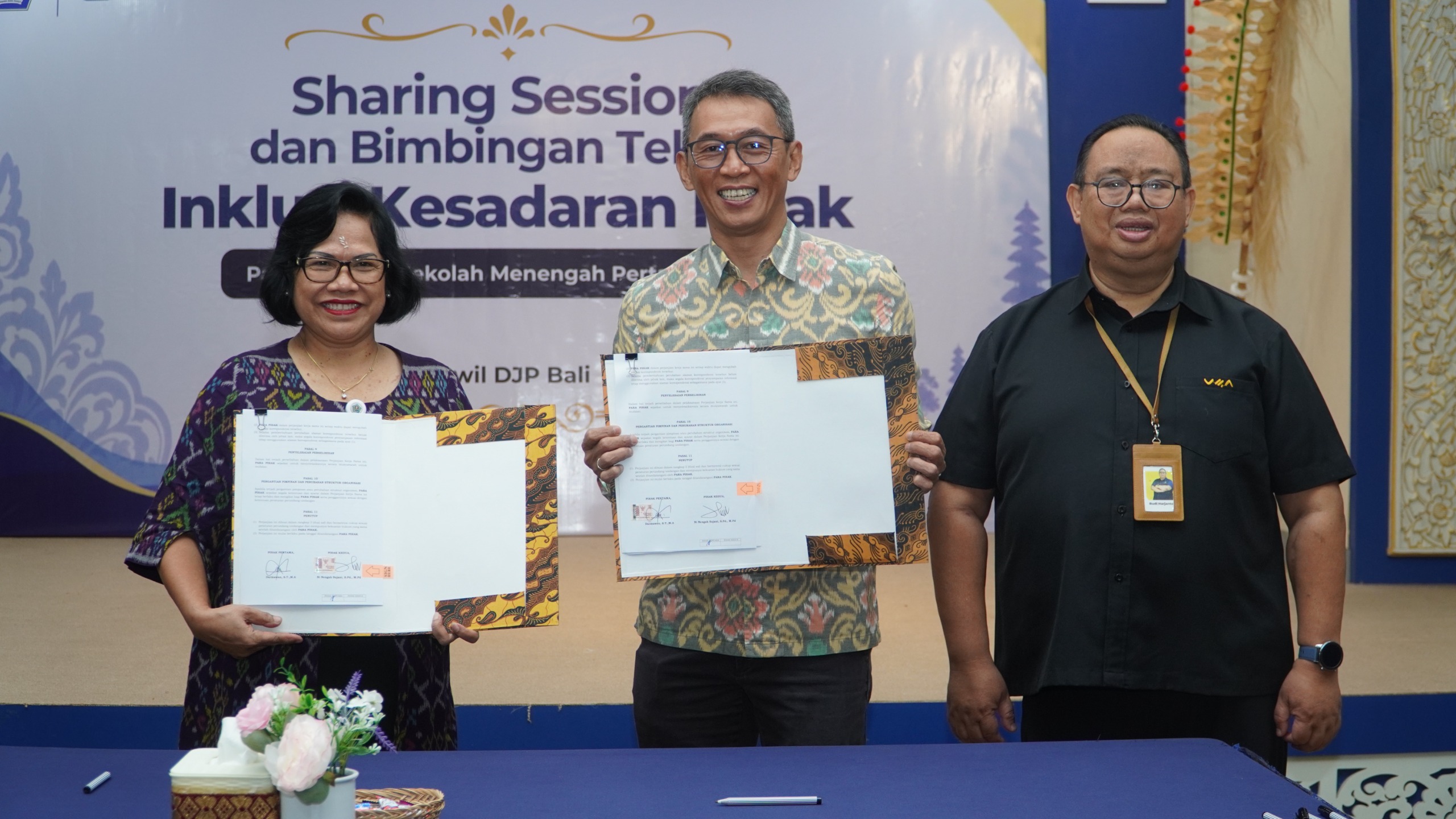 DENPASAR, BALINEWS.ID - Dalam rangka menanamkan karakter sadar pajak kepada generasi muda melalui proses pendidikan, Kantor Wilayah Direktorat Jenderal Pajak (…