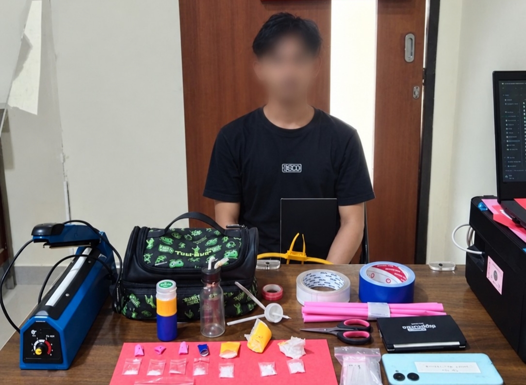 DENPASAR, BALINEWS.ID - Peredaran narkotika jenis sabu di wilayah Denpasar kembali diungkap aparat kepolisian. Seorang Pria berinisial IKATD (26) diamankan Sat…