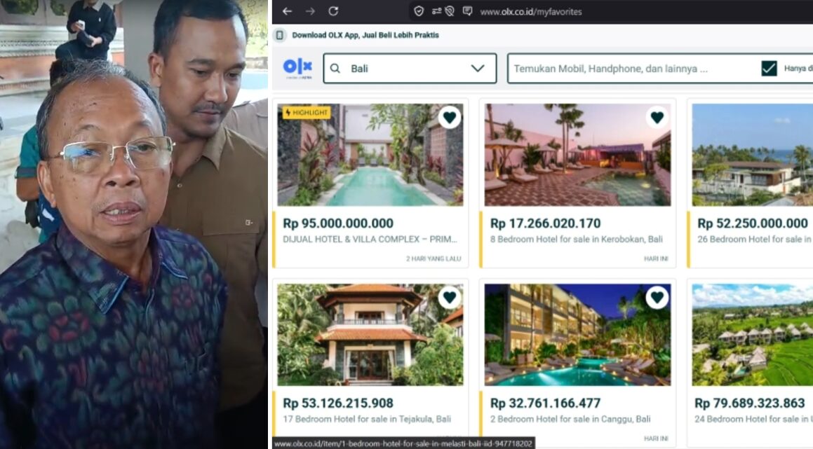244 Hotel dan Vila Bali Masuk Pasar Jual-Beli, Koster Klaim 5.000 Vila Urus Izin