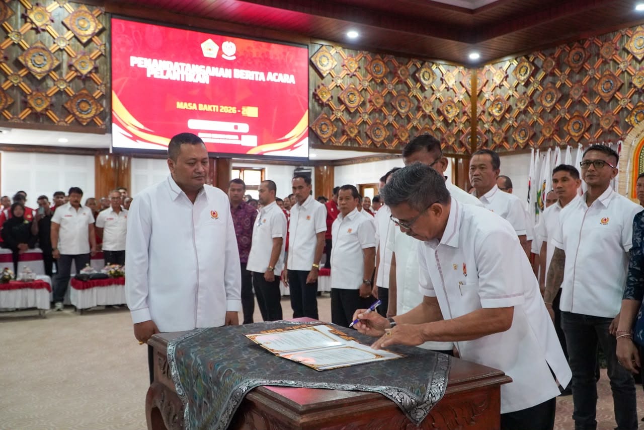 KONI Gianyar 2026-2030 Dilantik, Pembinaan Atlet Jadi Prioritas