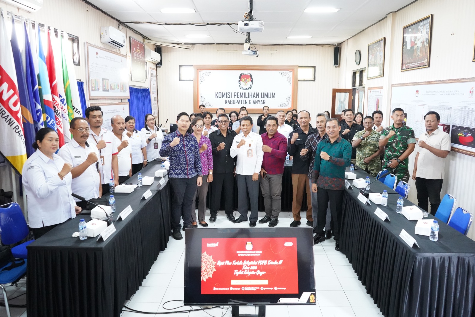 Rapat Rekapitulasi Pemutakhiran Data Pemilih Berkelanjutan (PDPB) Triwulan III Tahun 2026, Rabu (30/9/2026).