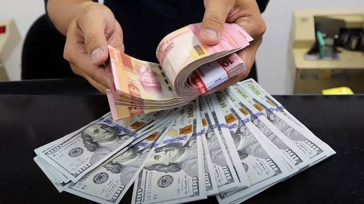 Ilustrasi: Nilai tukar rupiah terhadap dolar AS.