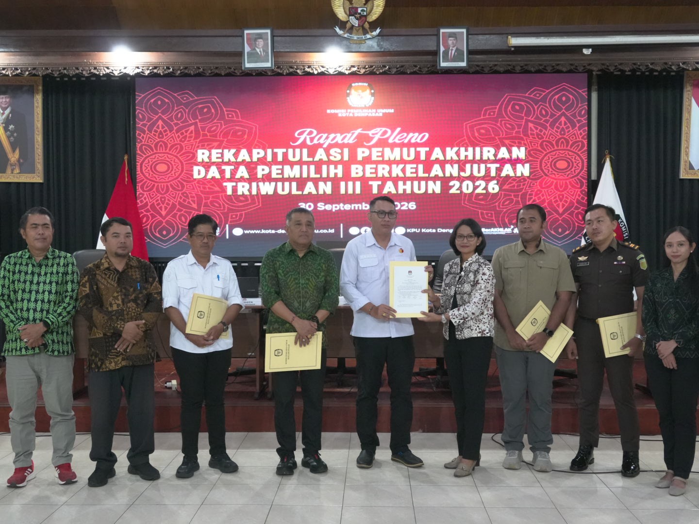 Denpasar KPU Records 526,506 Voters in Q3 2026 Continuous Voter Data Update