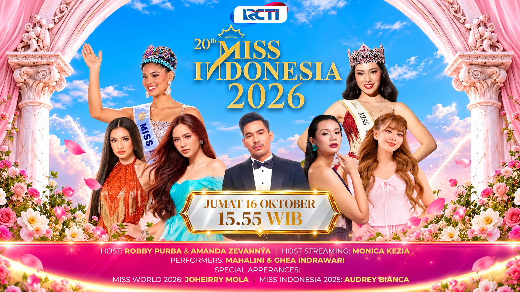 Rayakan 20 Tahun, Miss Indonesia 2026 Hadirkan Miss World dan 38 Finalis Terbaik