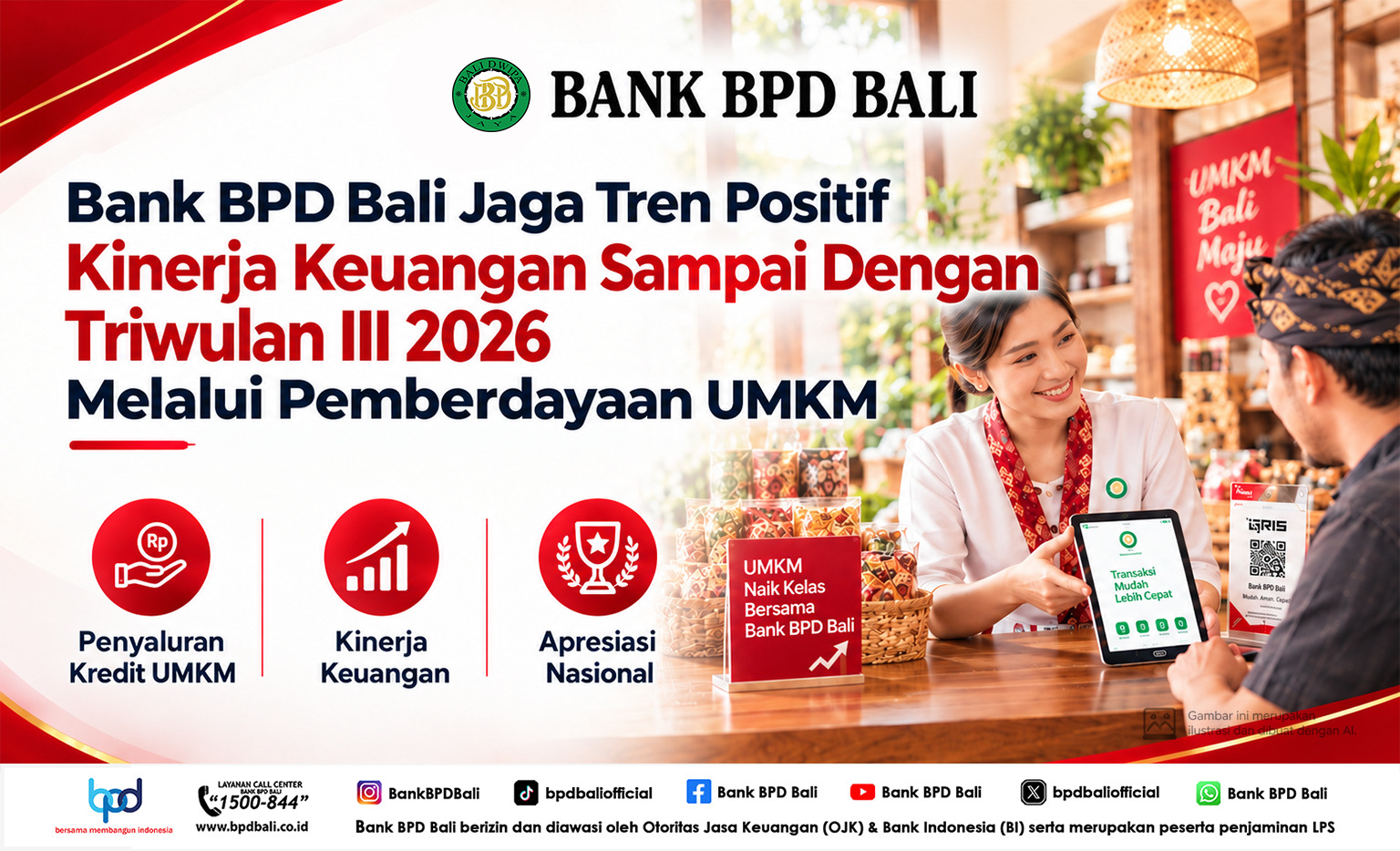 Assets Grow, MSME Lending Strengthens as Bank BPD Bali Maintains Positive Performance in Q3 2026