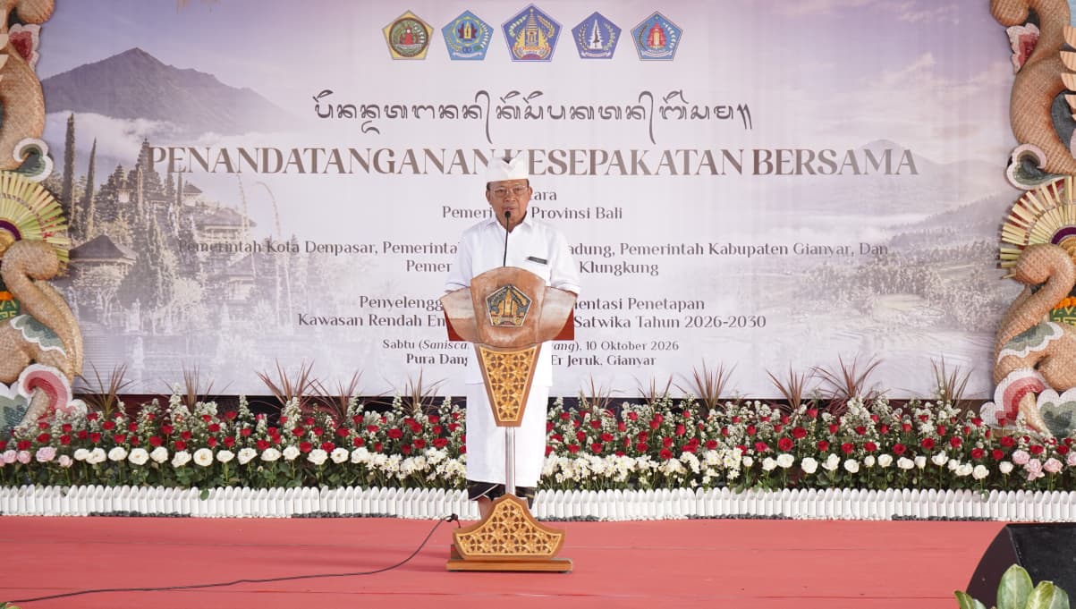 Koster Tetapkan Enam Kawasan Rendah Emisi di Bali, Program Berjalan hingga 2030
