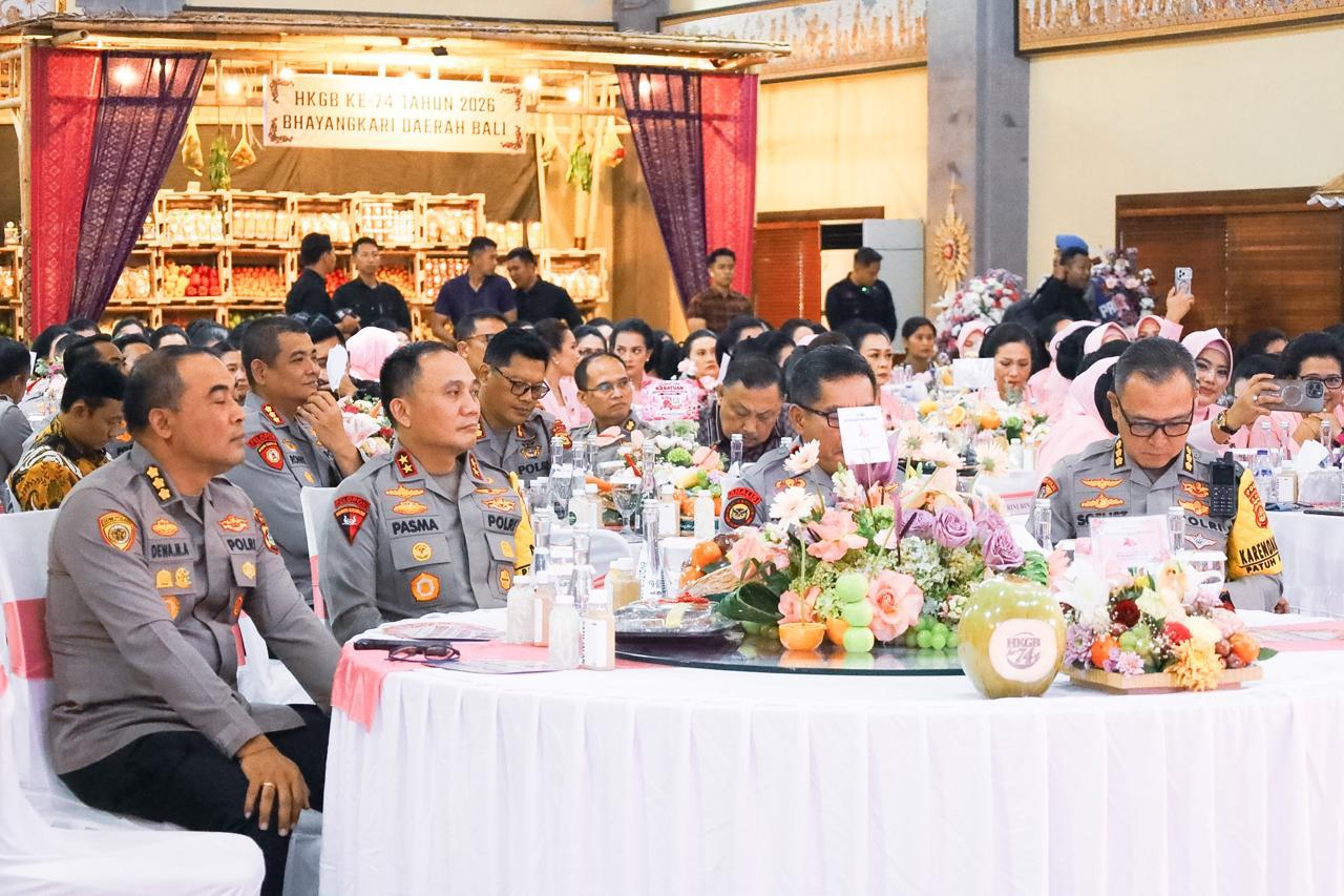 Bali Police Chief Praises Bhayangkari's Dedication at 74th Anniversary Celebration