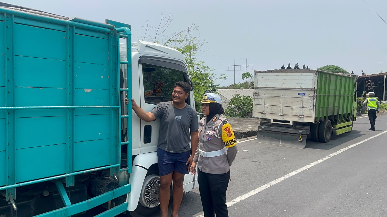 Parkir Liar Truk Jadi Sasaran Operasi Patuh Agung 2026, Polda Bali Turun ke Bypass Ida Bagus Mantra