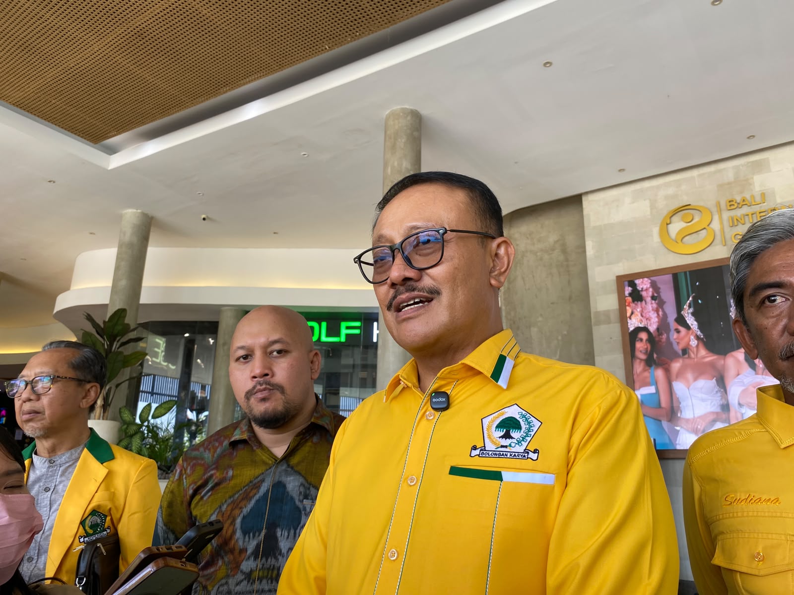 Chairman of the Bali Golkar Party, Gde Sumarjaya Linggih, widely known as Demer.