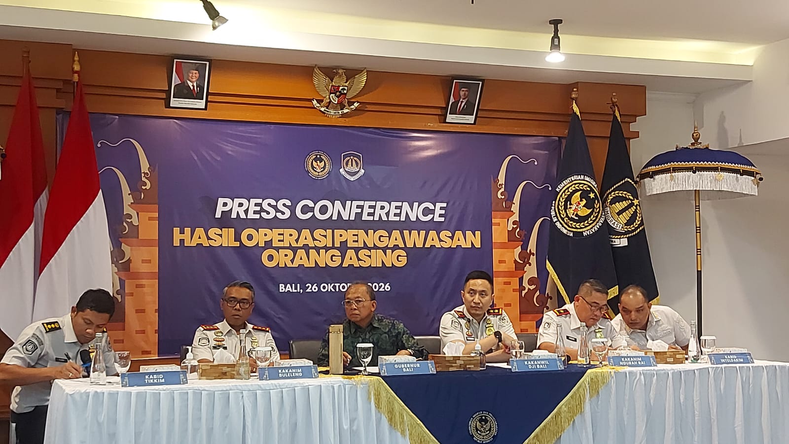 Immigration Detains 17 Foreign Nationals in Bali as Koster Raises Concerns over Permit Abuse and Nominee Ownership Practices