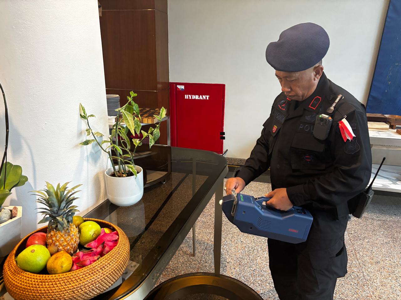 Bali Police Bomb Squad and K9 Unit Sweep BICC Nusa Dua, No Suspicious Items Found