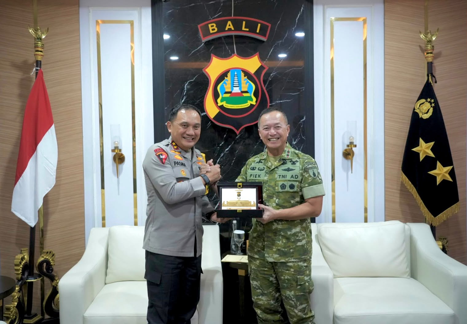 Jelang Pindah Tugas ke Kodam V/Brawijaya, Piek Budyakto Temui Kapolda Bali