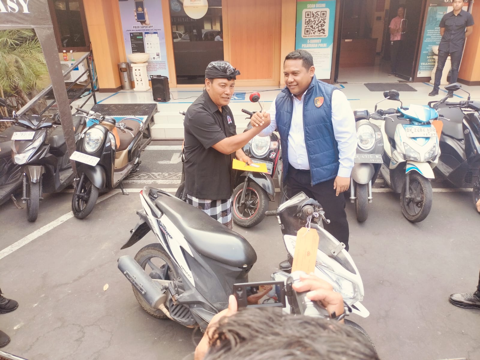 Bali Police Recover Village Security Chief’s Stolen Motorcycle Within Four Days, Suspect Arrested