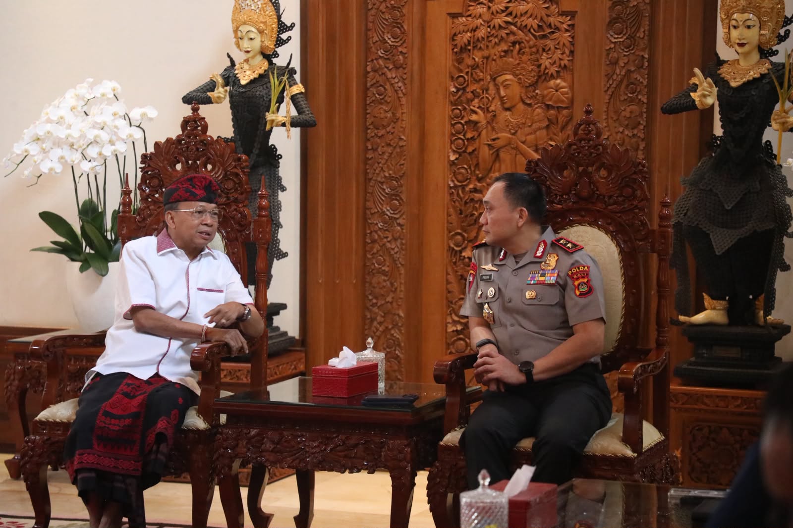 Bali Police Chief Meets Governor Koster to Strengthen Security and Tourism Cooperation