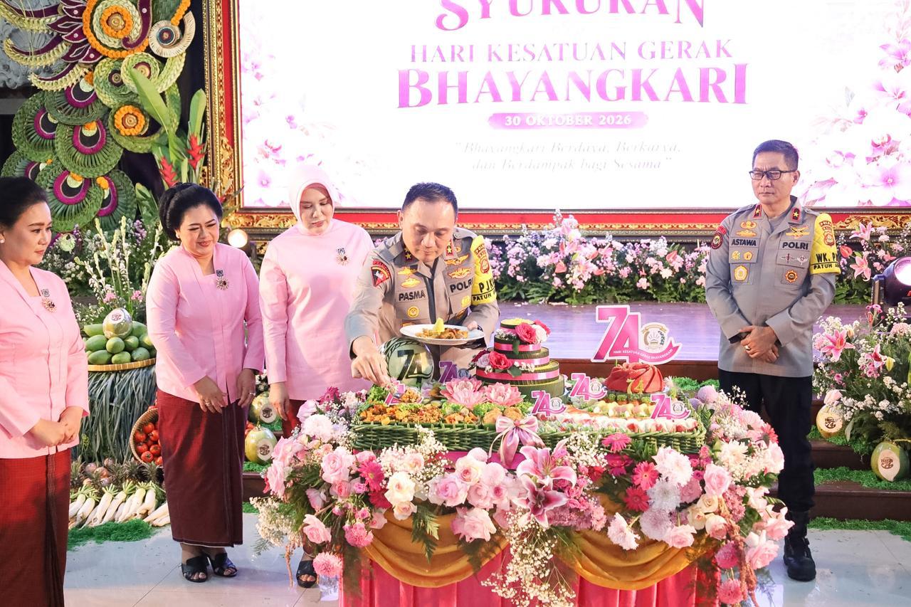 HKGB ke-74, Kapolda Bali Apresiasi Dedikasi Bhayangkari dalam Mendukung Tugas Polri