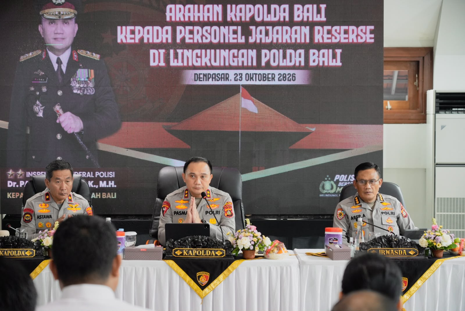 Kapolda Bali Tegaskan Reskrim Tak Boleh Persulit Pelapor, Penegakan Hukum Harus Profesional