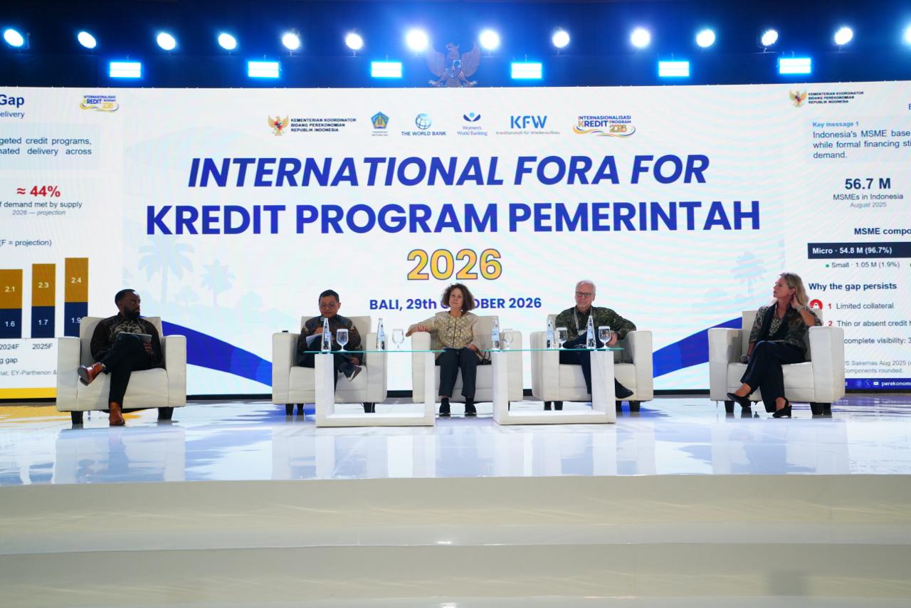 Kredit Program Tembus Rp2.440 Triliun, Indonesia Pamerkan Keberhasilan Pembiayaan UMKM di Forum Internasional Bali