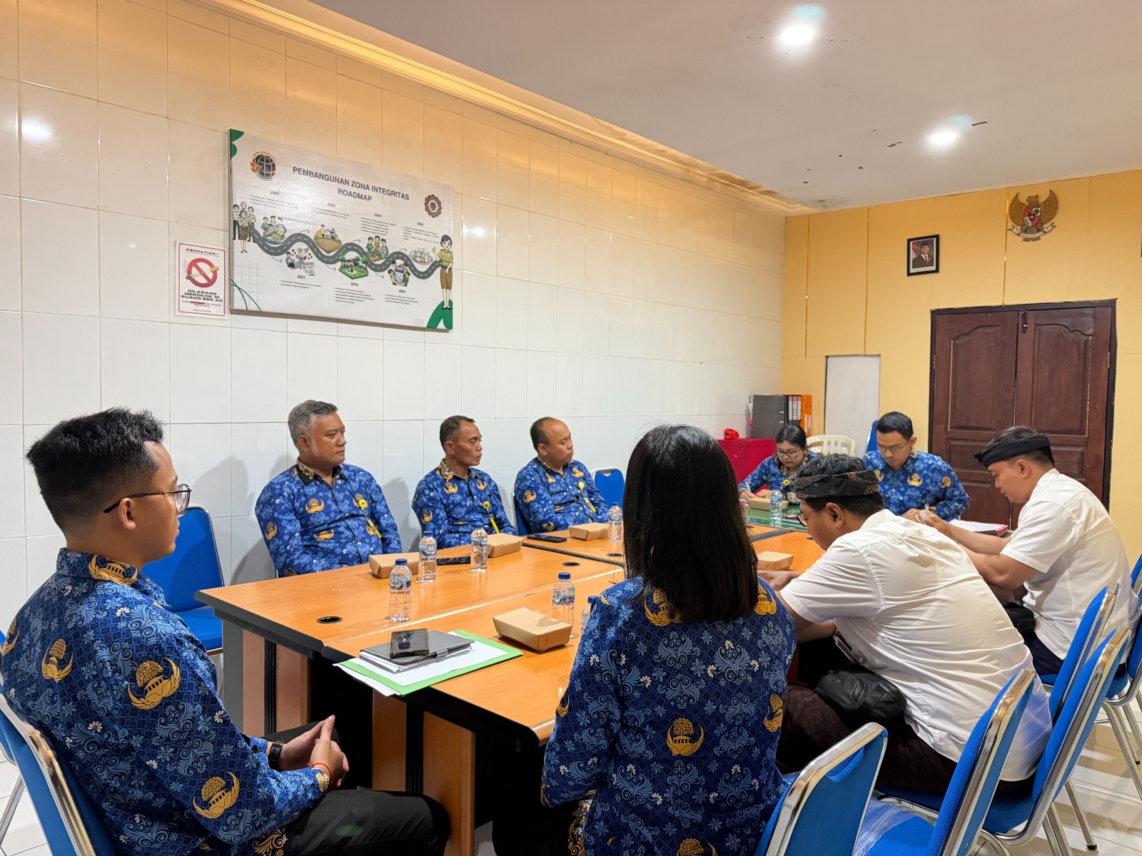 Perkuat Sinergi, BPN Klungkung Bahas PKKPR Berusaha dan Nonberusaha Bersama PUPRPKP-DLHP