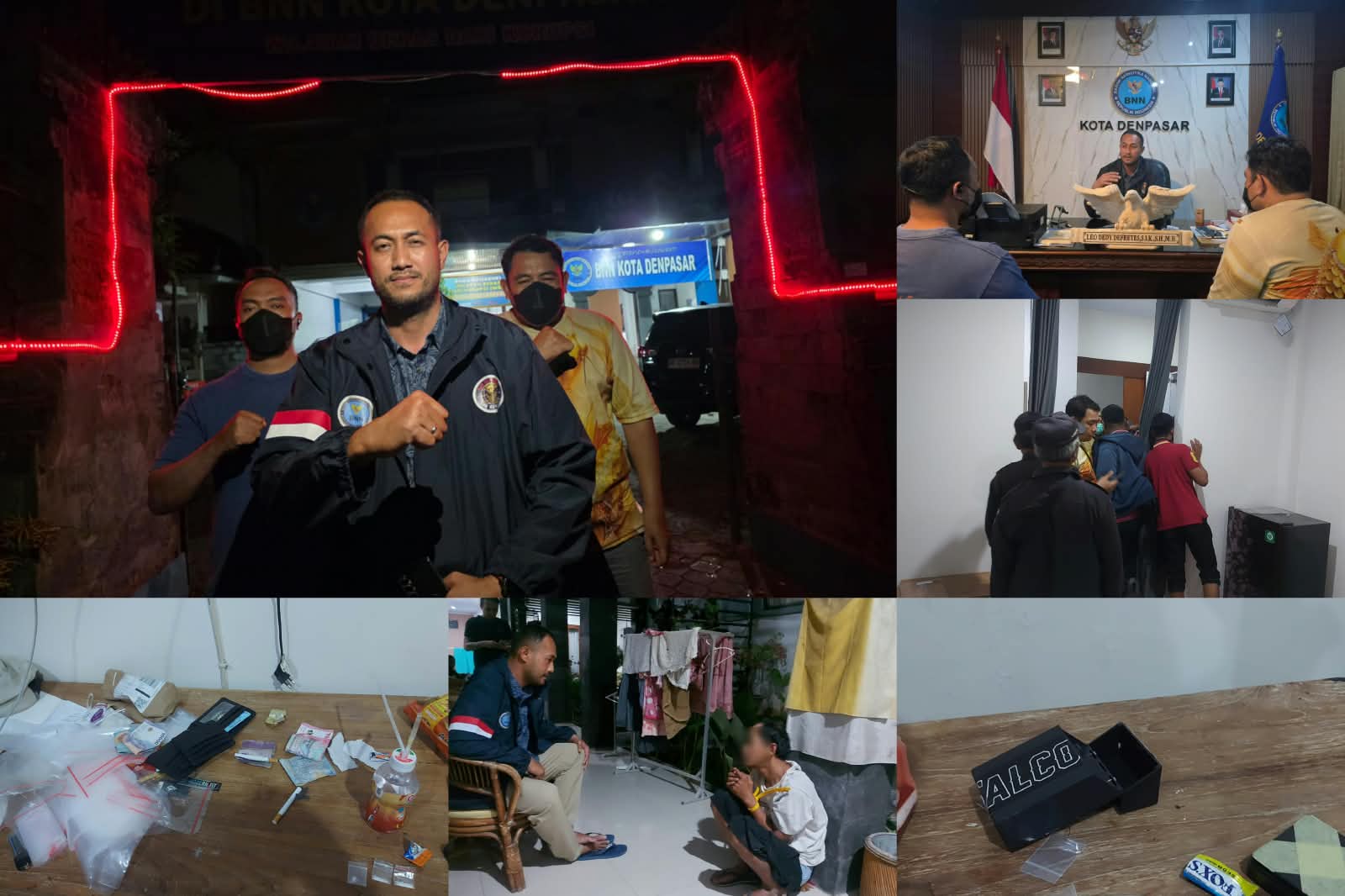 Badan Narkotika Nasional (BNN) Kota Denpasar menyita 8,5 gram bruto sabu-sabu dan lima butir ekstasi dalam pengungkapan dugaan jaringan peredaran gelap narkotika di wilayah Denpasar Selatan.