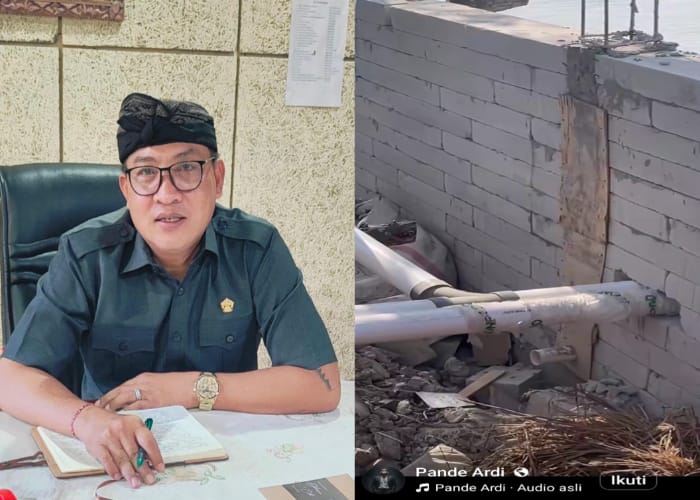 Jaga Ekosistem Laut, Alit Sudiana Minta Instalasi Pipa Vila di Kawasan Lembongan Diperiksa