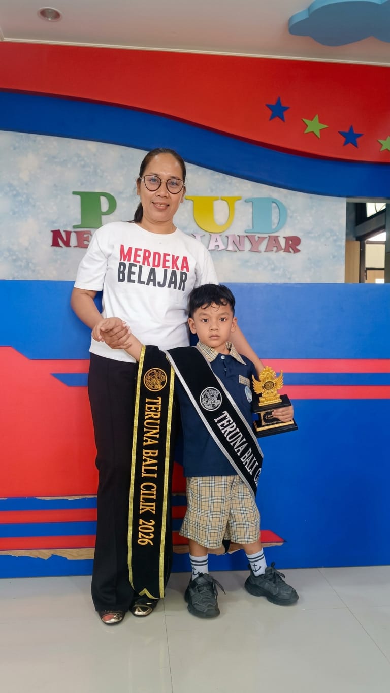 PUTU PUTRA NANTA ADNYANA, ANAK USIA 4 TAHUN ASAL GIANYAR RAIH JUARA 1 TERUNA TERUNI BALI CILIK 2026