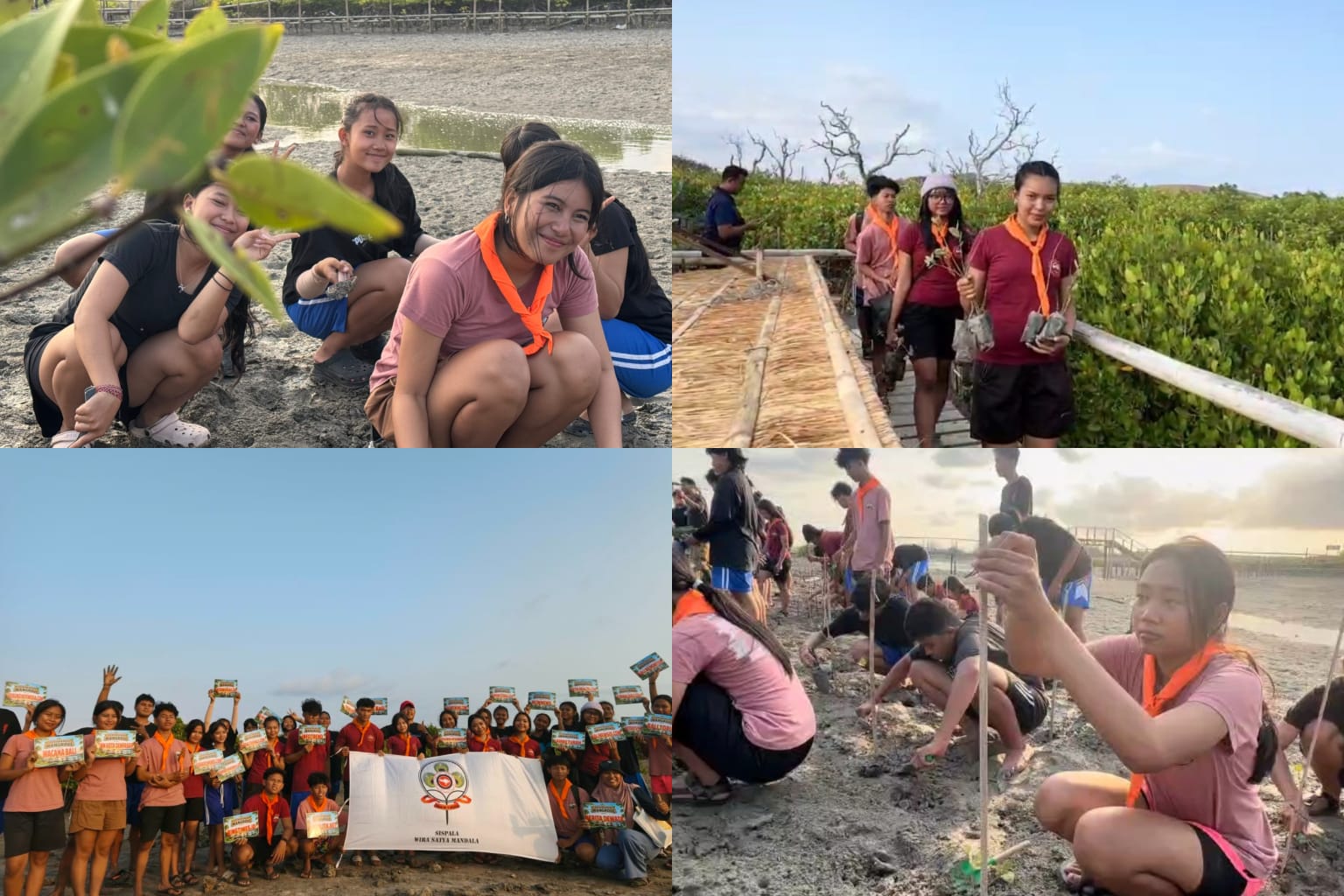 Bukan Sekadar Tanam Mangrove! Pembina SISPALA SMAN 1 Kuta Dorong IWO Bali Latih Jurnalistik Pelajar