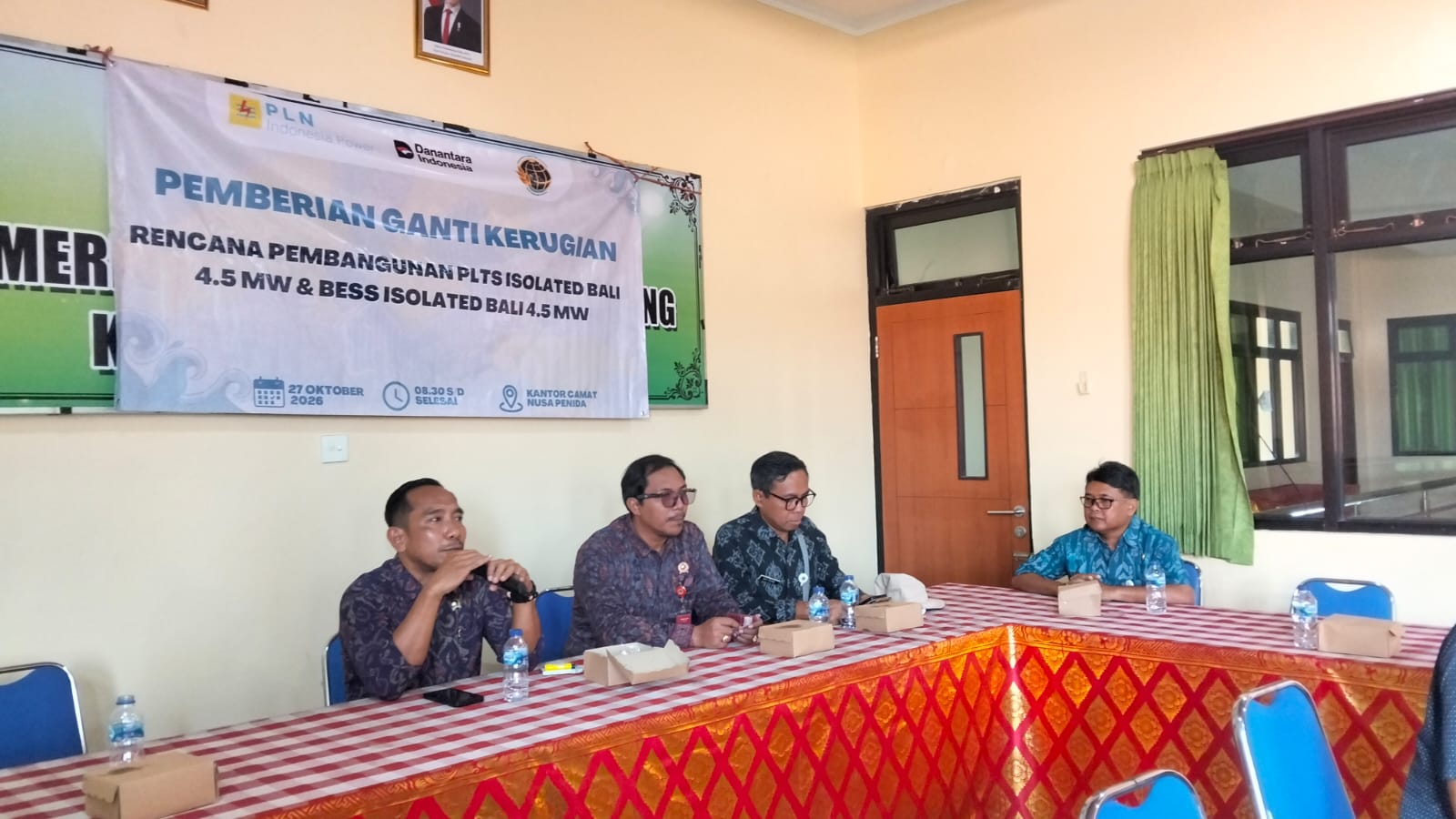 Kantah Klungkung Salurkan Ganti Kerugian Lahan untuk Proyek PLTS dan BESS di Nusa Penida